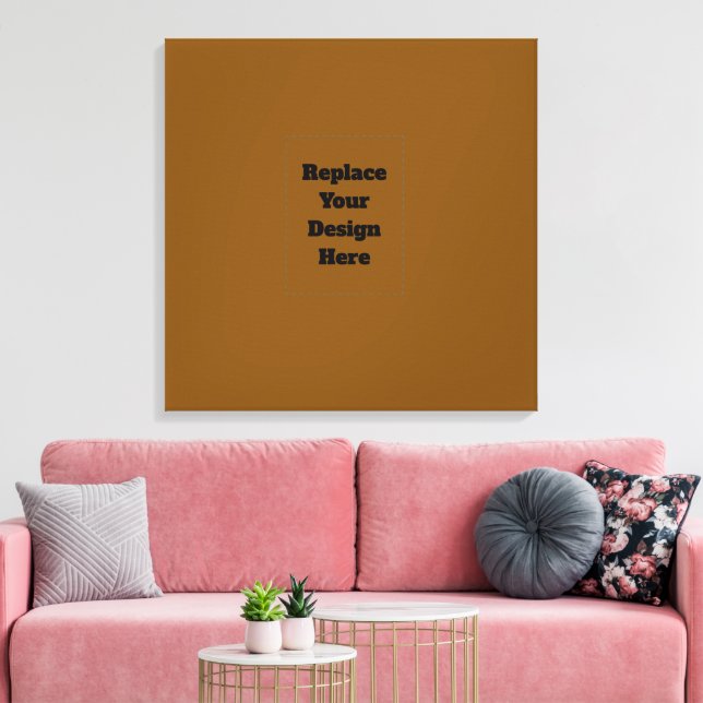 Toile Créez Votre Propre Brun (Insitu(Salon))