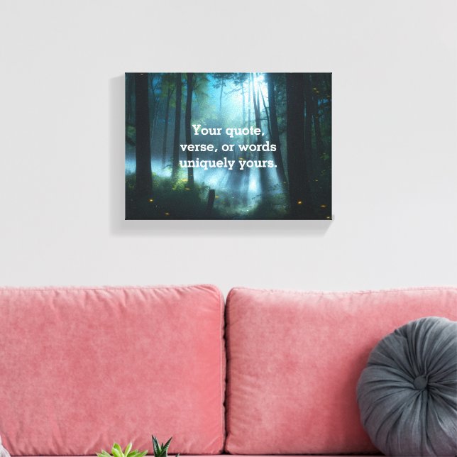 Toile Créez Votre Propre Citation  (Insitu(Salon))