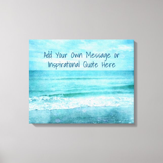 Toile Créez Votre Propre Citation Inspirante Motivationn (Recto)