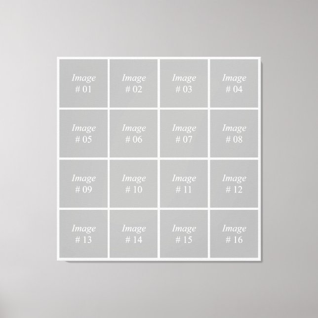 Toile Créez votre propre collection de photos Instagram (Recto)