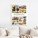 Toile Créez votre propre collection photo personnalisée<br><div class="desc">Faites votre propre impression de toile avec 22 de vos souvenirs photo préférés dans un collage photo de style grille moderne. Ajoutez simplement vos photos et votre texte pour des photos murales personnalisées ou un cadeau personnalisé pour votre famille et vos amis.</div>