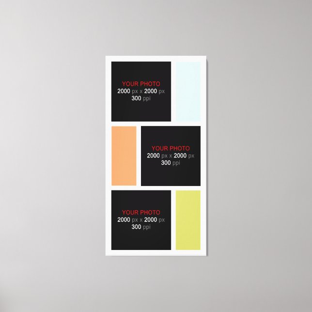 Toile Créez votre propre collection photo personnalisée  (Recto)