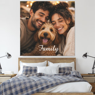 Toile Créez votre propre famille personnalisée
