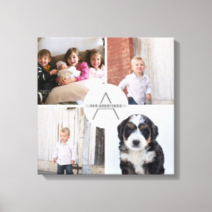 Toile Créez votre propre monogramme Instagram 4 photos