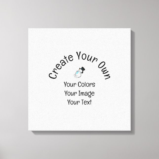 Toile Créez votre propre personnalisation (Recto)