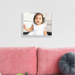 Toile Créez Votre Propre Photo de Bébé Enfants sans Cadr