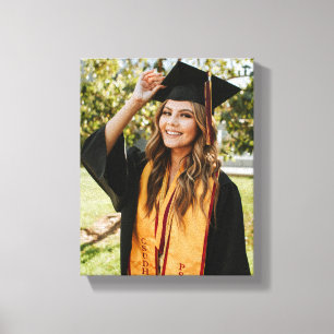 Toile Créez Votre Propre Photo de Diplômé Personnalisée