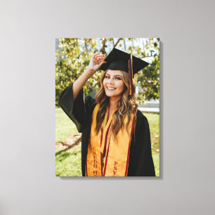 Toile Créez Votre Propre Photo de Diplômé Personnalisée