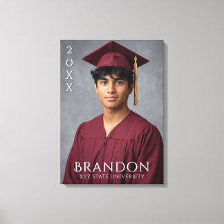 Toile Créez Votre Propre Photo de Remise de Diplômes Per