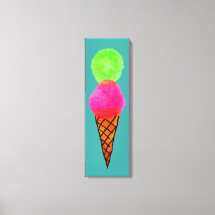 Toile Crème glacée Pop Art