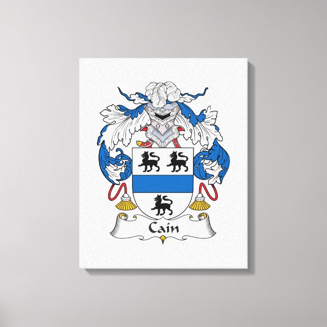 Toile Crest de la famille Cain (Recto)