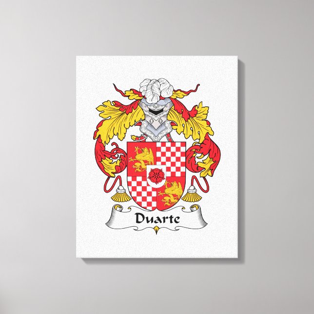 Toile Crest de la famille Duarte (Recto)