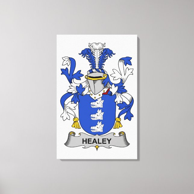 Toile Crest de la famille Healey (Recto)