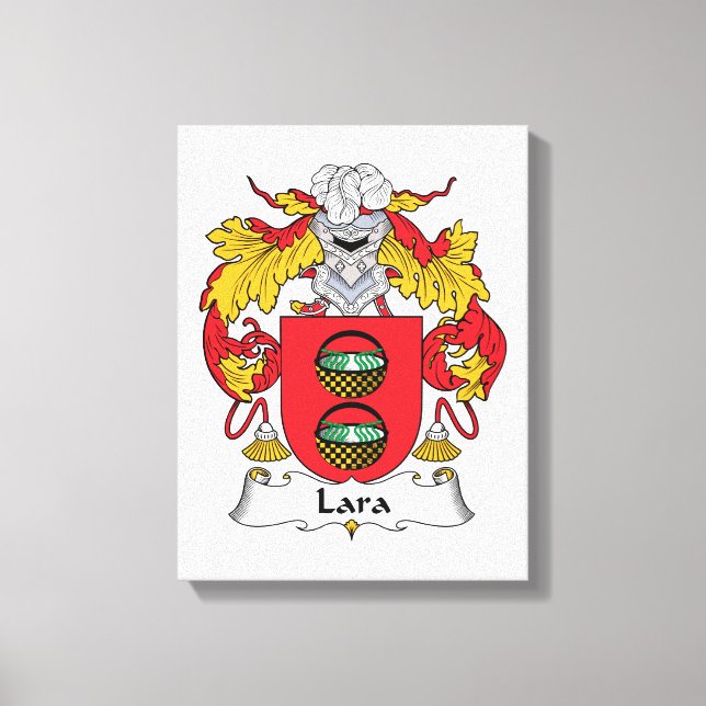 Toile Crest de la famille Lara (Recto)