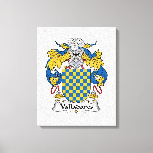Toile Crest de la famille Valladares (Recto)