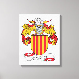Toile Crête de famille d'Aragon
