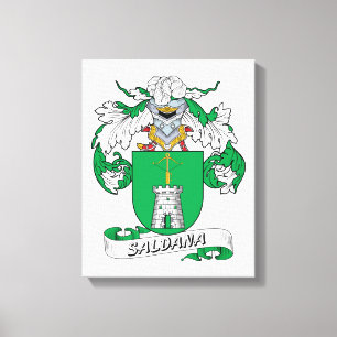 Toile Crête de famille de Saldana
