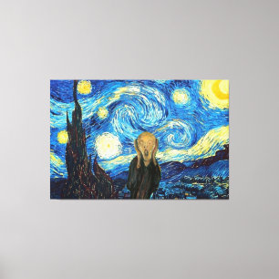Toile Cri de la Nuit étoilée.