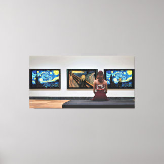 Toile Cri de la Nuit étoilée.