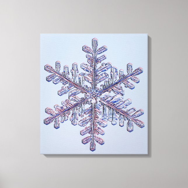 Toile Cristal de snowflake (Recto)