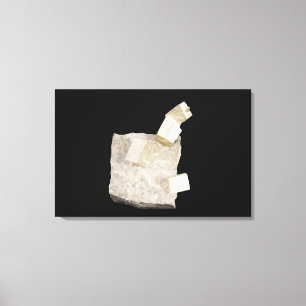 Toile Cristaux de Pyrite en schiste