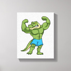 Toile Crocodile comme Bodybuilder extrême
