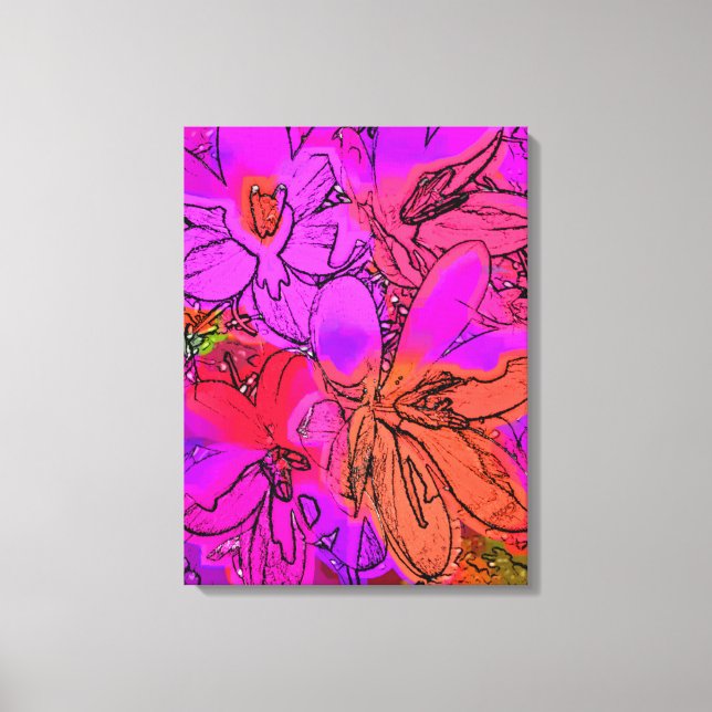 TOILE CROCUSES (Recto)