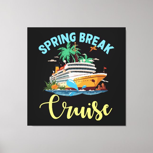 Toile Croisière de vacances de printemps (Recto)