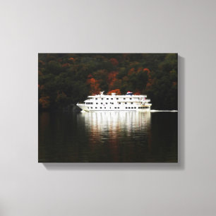 Toile Croisière fluviale d'automne