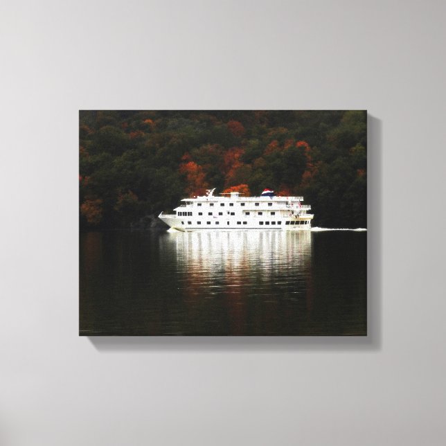 Toile Croisière fluviale d'automne (Recto)