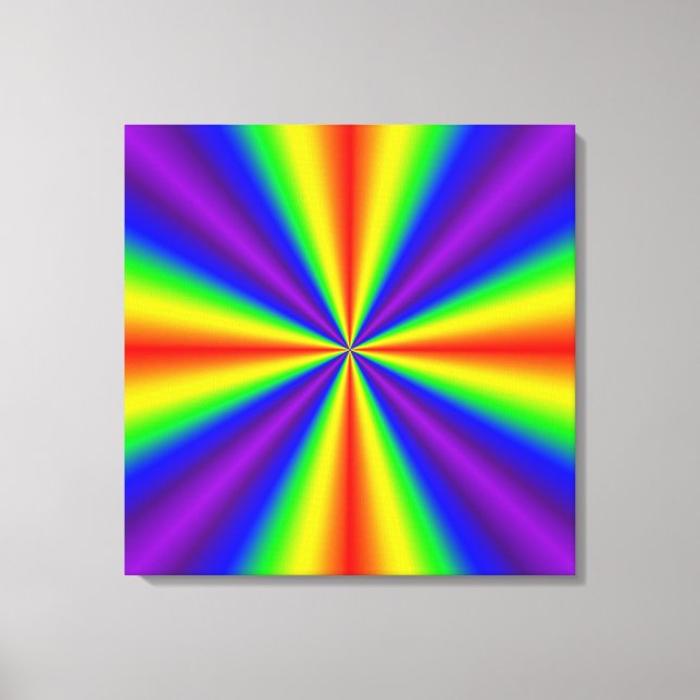 Toile Croix Arc-en-ciel (Recto)