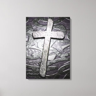 Toile Croix chrétienne