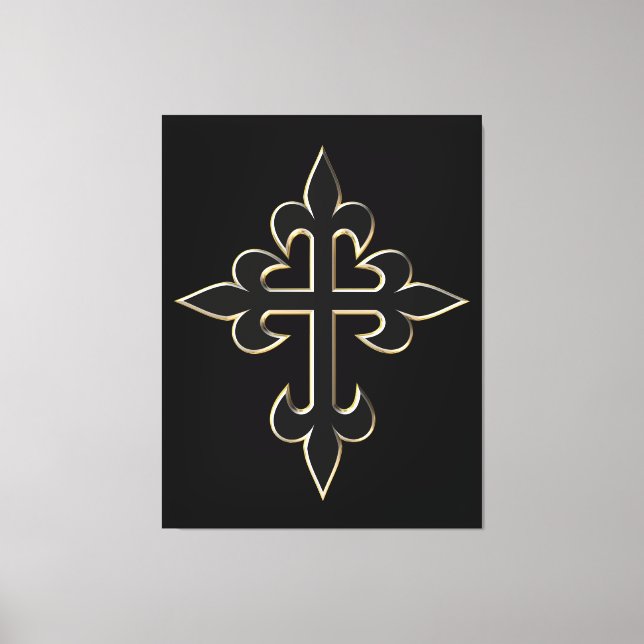Toile Croix chrétienne (Recto)