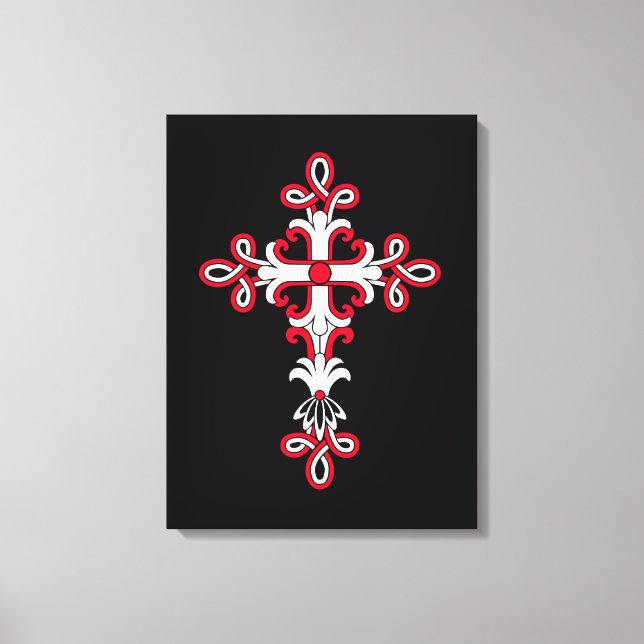 Toile Croix chrétienne (Recto)