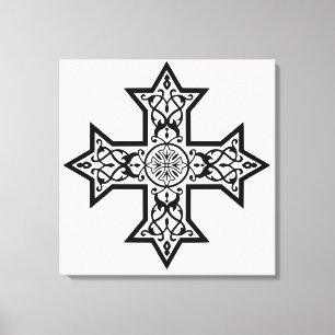 Toile Croix copte Art religieux classique Décor