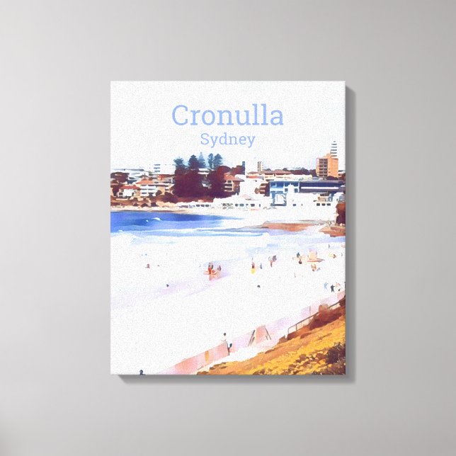 Toile Cronulla beach banlieue de Sydney (Recto)