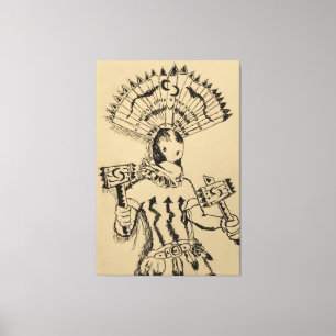Toile Croquis d'Apache Crown Dancer