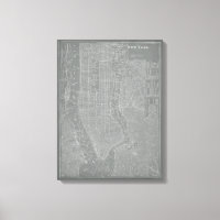 Croquis de la carte de New York