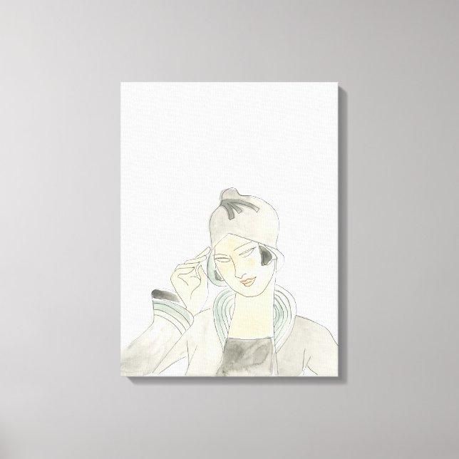 Toile Croquis de mode Flapper (Recto)