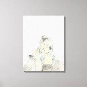 Toile Croquis de mode Flapper