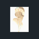 Toile Croquis de mode Flapper - Femme avec pièce à cheve<br><div class="desc">Flapper Fashion Sketches II par Juin Erica Vess. | 139026D</div>