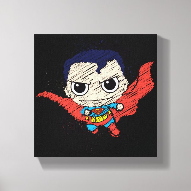 Toile Croquis Mini Superman (Recto)