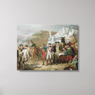Toile Croquis pour la bataille de Yorktown