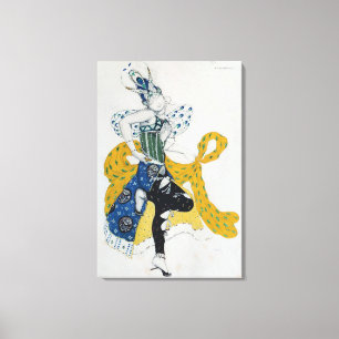 Toile Croquis pour le ballet 'La Peri'