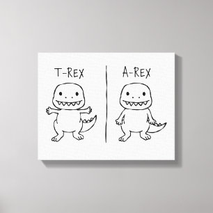 Toile Croquis T-Rex T-Pose