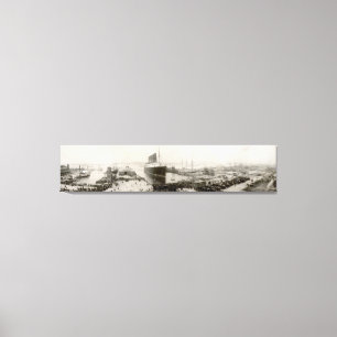 Toile Cru 1907 de New York City de Lusitania de RMS