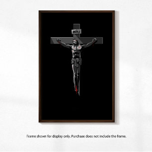 Toile Crucifixion de Jésus dans l'Art Noir