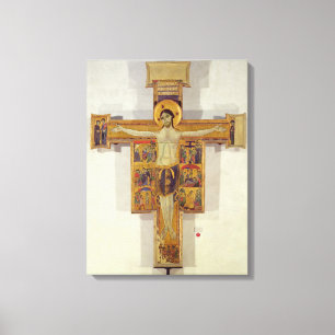 Toile Crucifixion, école toscane, deuxième moitié de