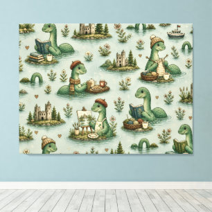 Toile Cryptides confortables Nessie Monstre du Loch Ness