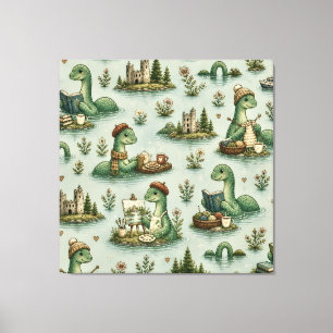 Toile Cryptides confortables Nessie Monstre du Loch Ness